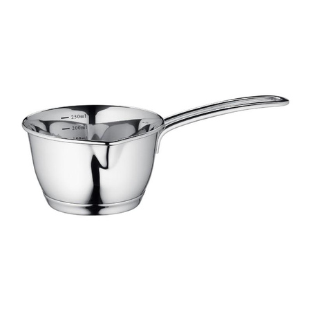 Küchenprofi - Edelstahl 0,25 l Kochtopf mit Messbecher und Ausgießer, Durchmesser 10 cm