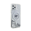 Karl Lagerfeld Liquid Glitter Choupette Head MagSafe - iPhone 12 / iPhone 12 Pro Case (Transparent)