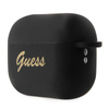 Guess Silicone Heart Charm - Hülle für Apple AirPods Pro 2 (Schwarz)