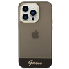 Guess Translucent - iPhone 14 Pro Max tok (fekete)