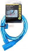 Dunlop - antivol à clé pour vélo (bleu)