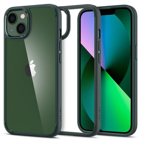 Spigen Ultra Hybrid - pouzdro pro iPhone 13 (zelené)