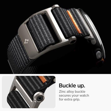 Spigen DuraPro Flex - Pasek do Samsung Galaxy Watch Ultra 47 mm (2025/2024) (Czarny)