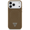 Guess Triangle Logo MagSafe - Case iPhone 17 Pro Max (Brown)