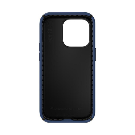 Speck Presidio2 Pro - Antibacterial iPhone 14 Pro Case (Coastal Blue / Black / White)