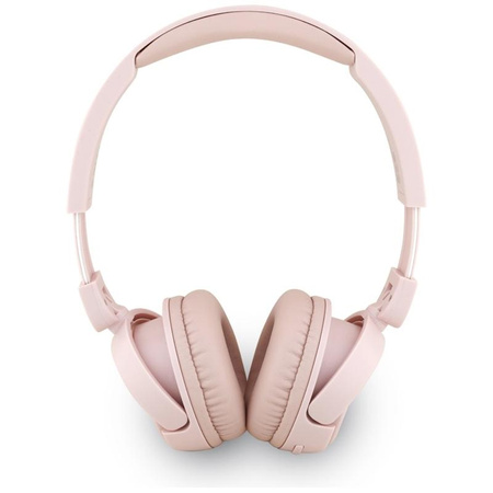 Guess Metal Logo Script - Écouteurs intra-auriculaires sans fil Bluetooth V5.3 (rose)