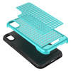 Zizo Star Diamond Hybrid Cover - iPhone X Hülle (Teal/Schwarz)