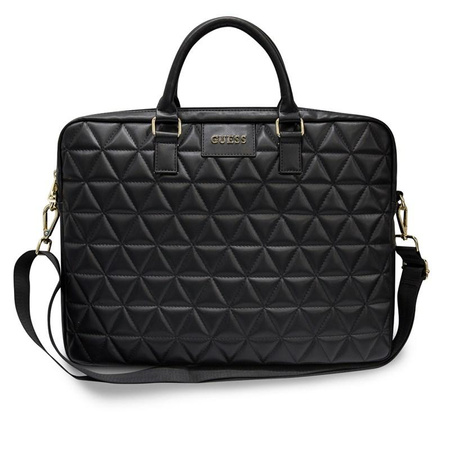 Guess Quilted Computer Bag - 15" Notebook Bag (black)