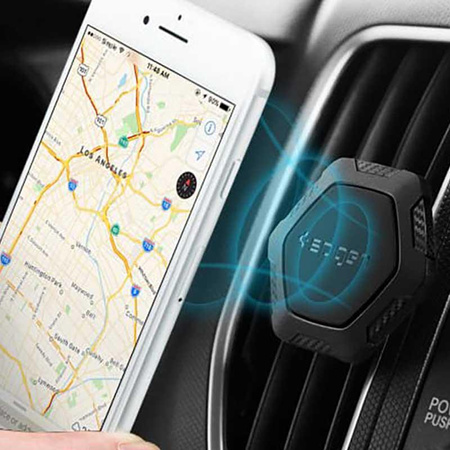 Spigen mágneses autós tartó QS11 - autós tartó (fekete)
