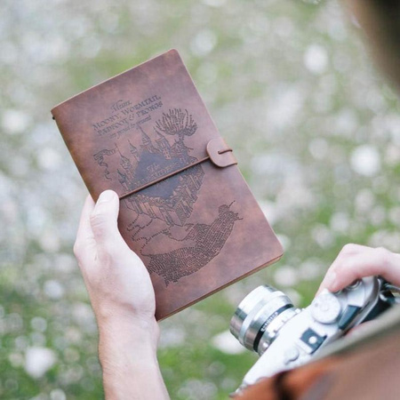 Harry Potter - Carnet de voyage en cuir 12x19.6 cm (Marron)