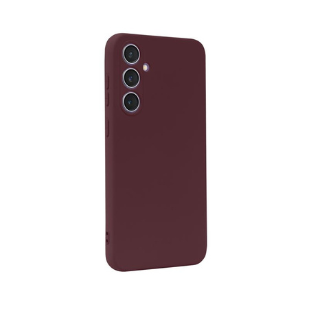 Crong Color Cover - Etui Samsung Galaxy S23 FE (bordowy)