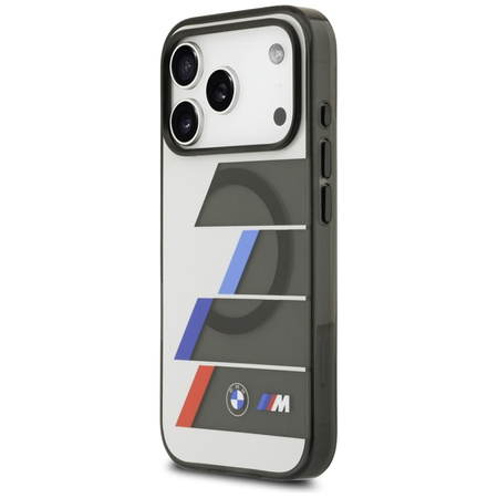BMW M IML Metal Buttons Tricolor Lines MagSafe - Case iPhone 17 Pro Max (anthracite)