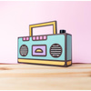 Pusheen - DIY Boombox , 2 x 3 W reproduktor (26 x 13 x 6 cm)