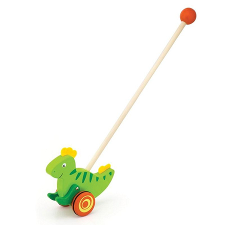Viga Toys - Wooden dinosaur pusher