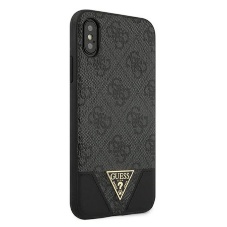 Guess 4G Triangle Collection - Coque pour iPhone Xs Max (gris)