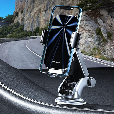 WEKOME WP-U203 K Captain Series - Car holder with 15W wireless charging (Black)