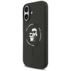 Etui do iPhone 17 do MagSafe Karl Lagerfeld Oryginalne Czarne Silikonowe