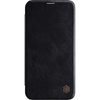 Kožené pouzdro Nillkin Qin - Pouzdro pro Apple iPhone 12 Mini (černé)