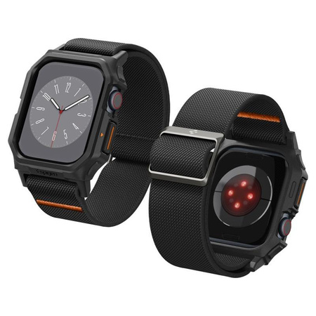 Spigen Lite Fit "Pro" - Pouzdro s řemínkem pro Apple Watch 10 42 mm (Matně černé)