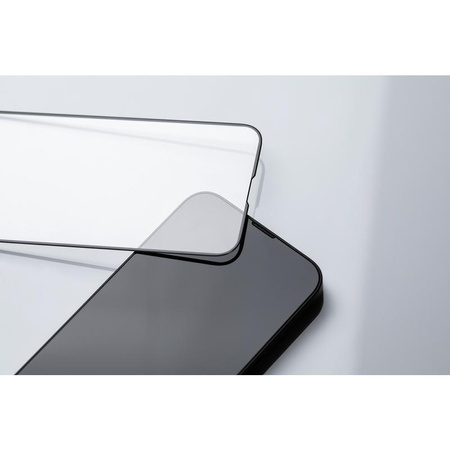 Moshi AirFoil Pro - Elastyczne szkło hybrydowe iPhone 13 mini (czarna ramka)