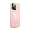 Guess Silikon 4G Big Logo - iPhone 13 Pro Max Tasche (rosa)