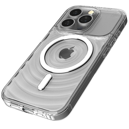 STM Reawaken Ripple MagSafe - Etui anti-stress pour iPhone 15 Pro Max (Clair)