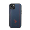 US Polo Assn Leather Stitch - pouzdro pro iPhone 14 Plus (tmavě modré)