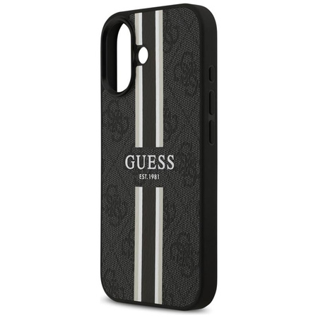 Guess 4G Printed Stripes MagSafe - Hülle iPhone 17 (schwarz)