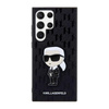 Karl Lagerfeld NFT Saffiano Monogram Ikonik - Samsung Galaxy S23 Ultra Case (black)