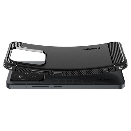 Spigen Rugged Armor - Etui do Xiaomi 15 (Matte Black)