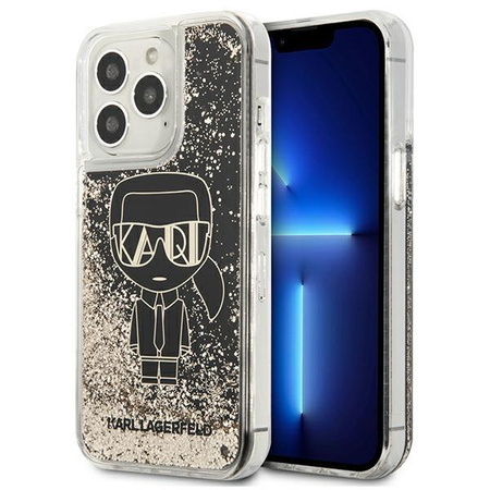 Karl Lagerfeld Liquid Glitter Gatsby - Étui pour iPhone 13 Pro