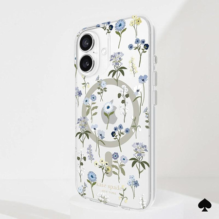 Kate Spade New York Protective MagSafe - Hülle für iPhone 16 (Precious Bloom)