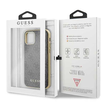 Guess 4G Charms Kollektion - iPhone 11 Pro Tasche (grau)