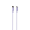 PURO ICON Soft Kabel - USB-C zu Lightning MFi Kabel 1,5 m (Tech Lavendel)