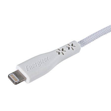 Energizer HardCase - USB-C to Lightning connection cable MFi certified 1.2m (White)