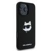 Karl Lagerfeld Silicone Choupette Head Print MagSafe – Pouzdro iPhone 16 Pro Max (černé)