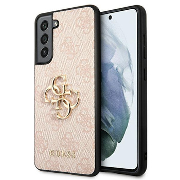 Guess 4G Big Metal Logo - Étui Samsung Galaxy S21 FE (rose)