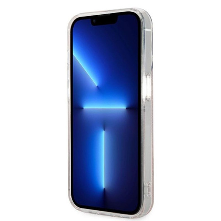 Guess Bundle Pack MagSafe 4G - MagSafe iPhone 14 Pro Max Case + Charger Set (pink/gold)