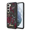 Guess Flower Collection - Étui pour Samsung Galaxy S23+ (kaki)