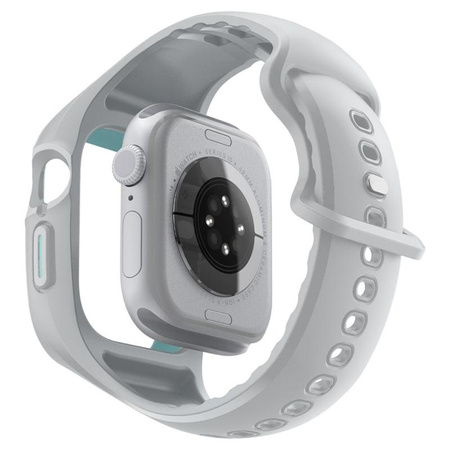 Spigen Liquid Air Pro - Řemínek s pouzdrem pro Apple Watch 10 46 mm (Šedý)