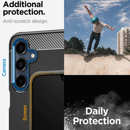 Spigen Rugged Armor - pouzdro pro Samsung Galaxy A16 4G/5G (matně černé)