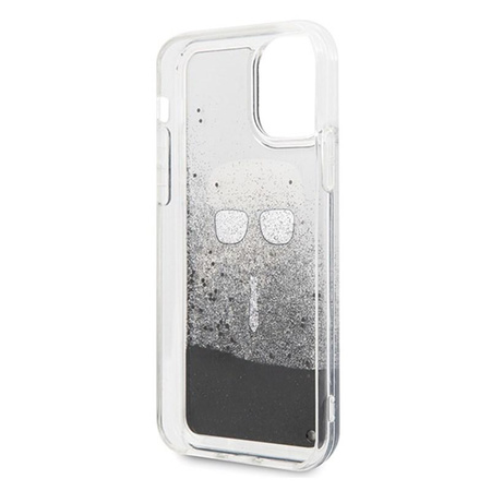 Karl Lagerfeld Iconic Glitter - Coque iPhone 11 Pro Max (Noir)