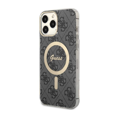 Guess 4G MagSafe - Étui pour iPhone 13 Pro Max (Noir)