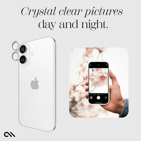 Case-Mate Aluminum Ring Lens Protector Twinkle do iPhone 16 / 16 Plus – Stylowa Ochrona Obiektywu
