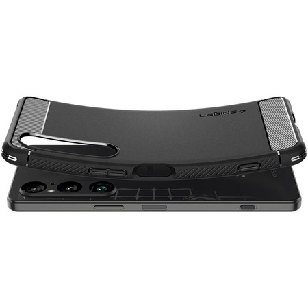 Spigen Rugged Armor - Etui do Sony Xperia 1 VI (Matte Black)