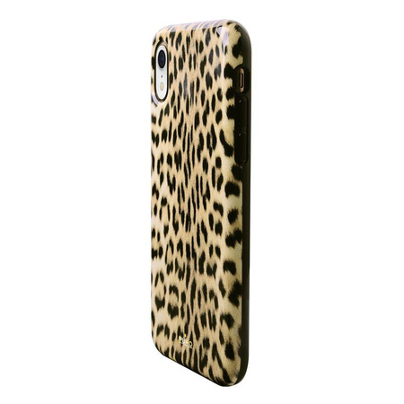 PURO Glam Leopard Cover - Coque pour iPhone XR (Leo 1)