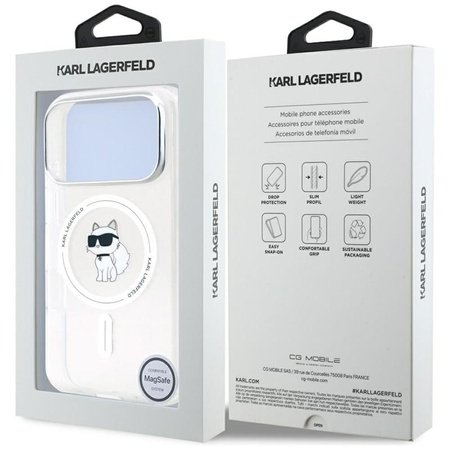 Karl Lagerfeld IML Choupette MagSafe - Case for iPhone 17 Pro Max (transparent)