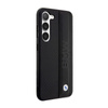 BMW Leather Textured & Stripe - Etui pour Samsung Galaxy S23 (noir)