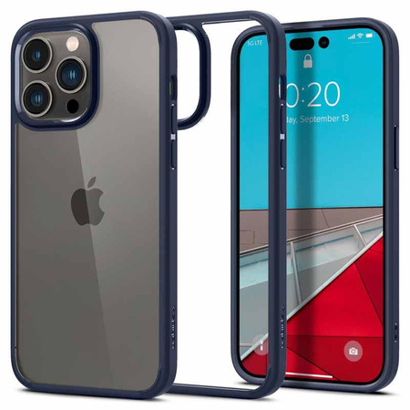 Spigen Ultra Hybrid - Case for iPhone 14 Pro (Navy blue)