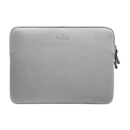 PURO Scudo Sleeve - obal na MacBook Pro 14" / Notebook 13" (stříbrný)